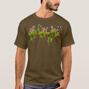 Sifakas Lemur Lover Vari T-Shirt