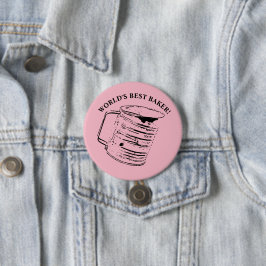 Sifter Quote Welten Beste Bäckerin Button