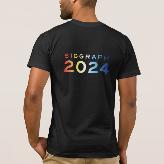 SIGGRAPH 2024 Tshirt (Rückseite)