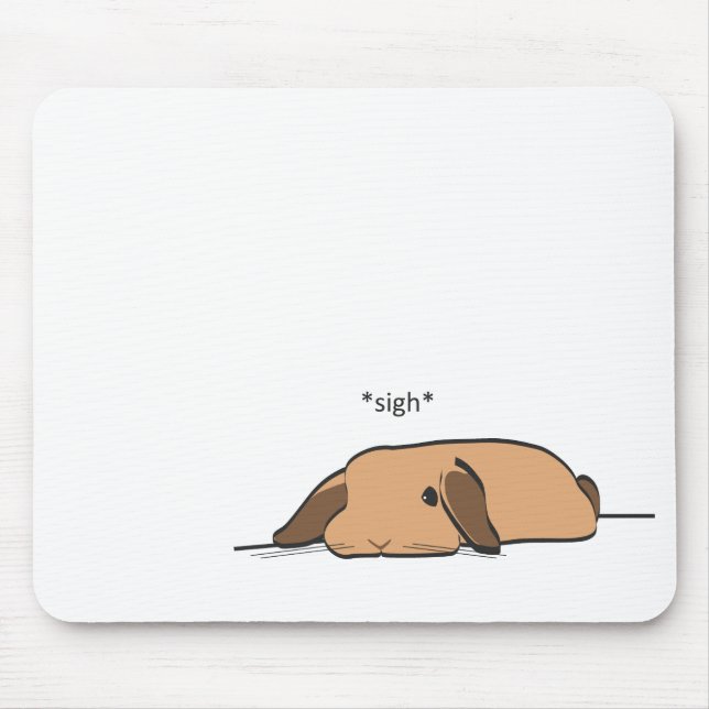 SIGHING SCHMIERÖLNIEDERDRUCK MOUSEPAD (Vorne)