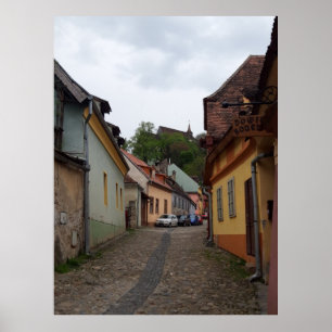 Sighisoara Mittelalterliche Stadt Siebenbürgen Pos Poster