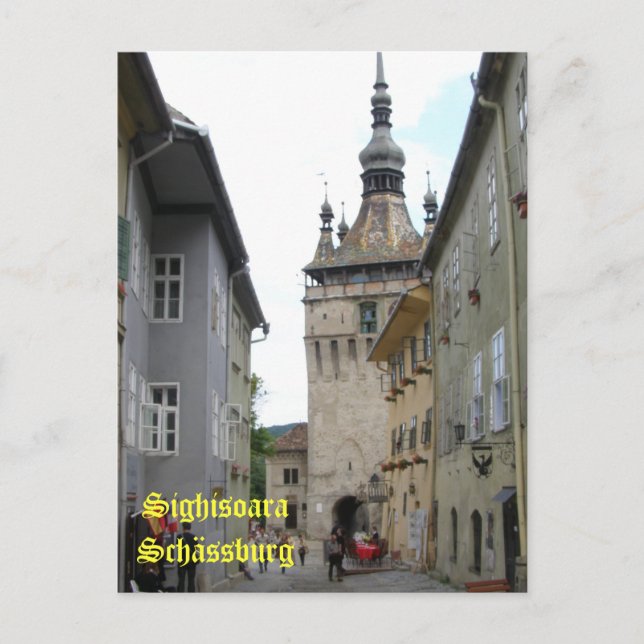 Sighisoara Rumänien 1 Postkarte (Vorderseite)