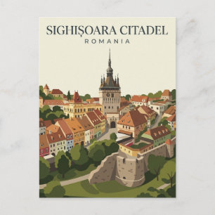 Sighișoara Zitadelle Rumänien Postkarte