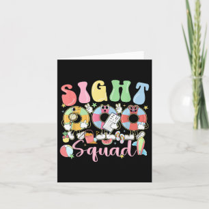 Sight Squad Summer Vibes Funny Optometrie Ophthalm Karte