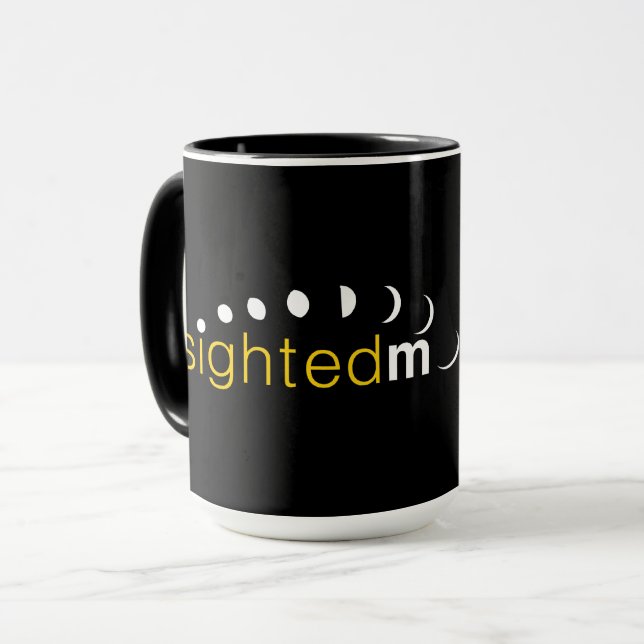 Sighted Moon dot com Tasse (Vorderseite Links)