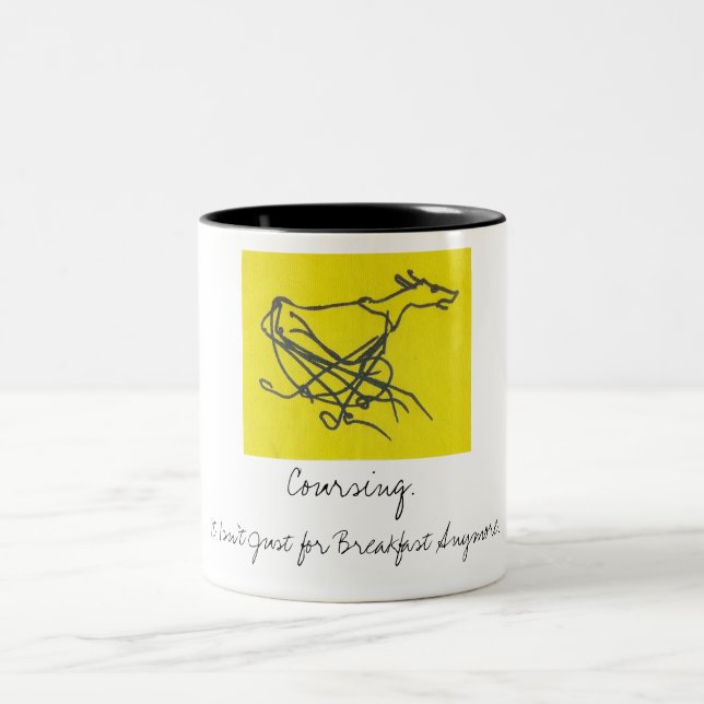 Sighthound, das Tasse kursiert (Mittel)