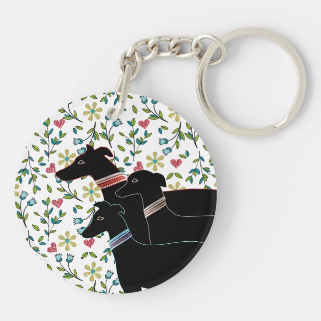 Sighthound Trio 3 Schlüsselanhänger (Rückseite)