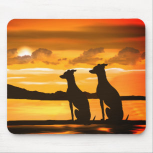 Sighthounds - Windhund Sunrise Mousepad