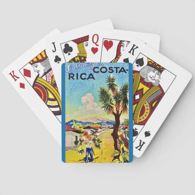 Sightseeing Costa Rica Playing Cards Spielkarten (Rückseite)