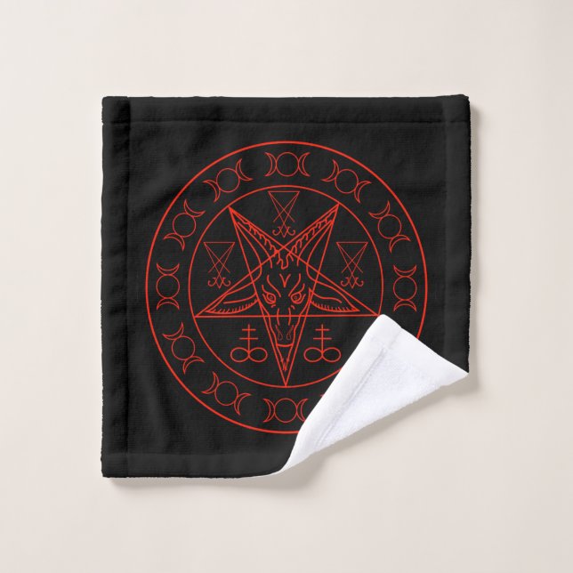 Sigil Baphomet dreifachen Mondes und sigil von Waschlappen (Waschlappen)