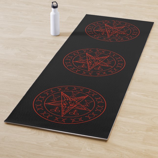 Sigil Baphomet dreifachen Mondes und sigil von Yogamatte (Beispiel)