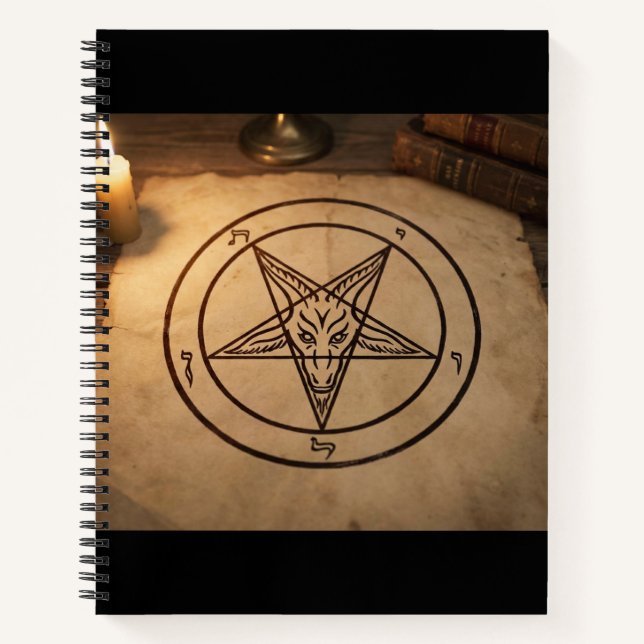 Sigil des Baphomet Notizbuch (Vorderseite)