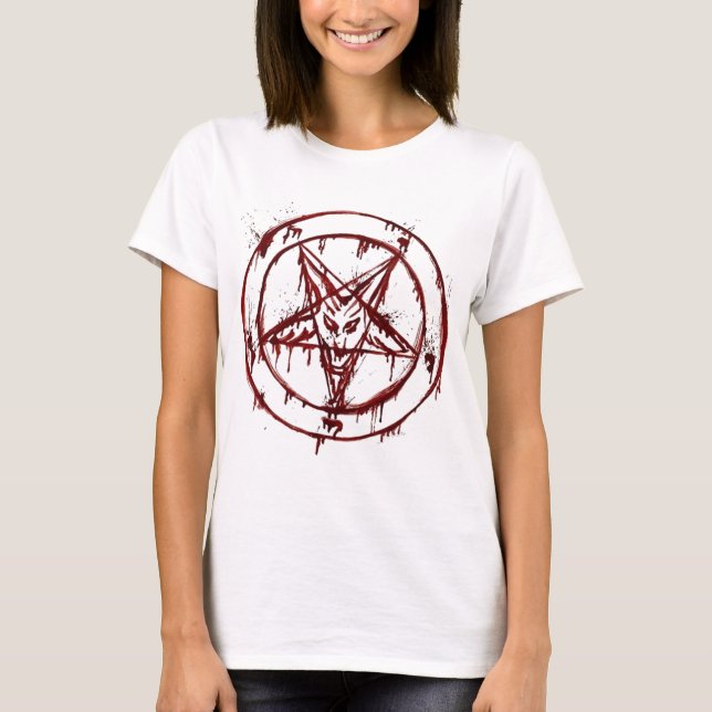 Sigil mit Ziegenkopf T-Shirt (Vorderseite)