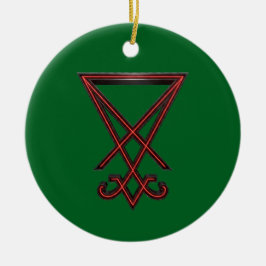 Sigil of Lucifer Keramik Ornament