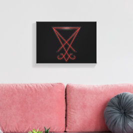 Sigil of Lucifer Leinwanddruck