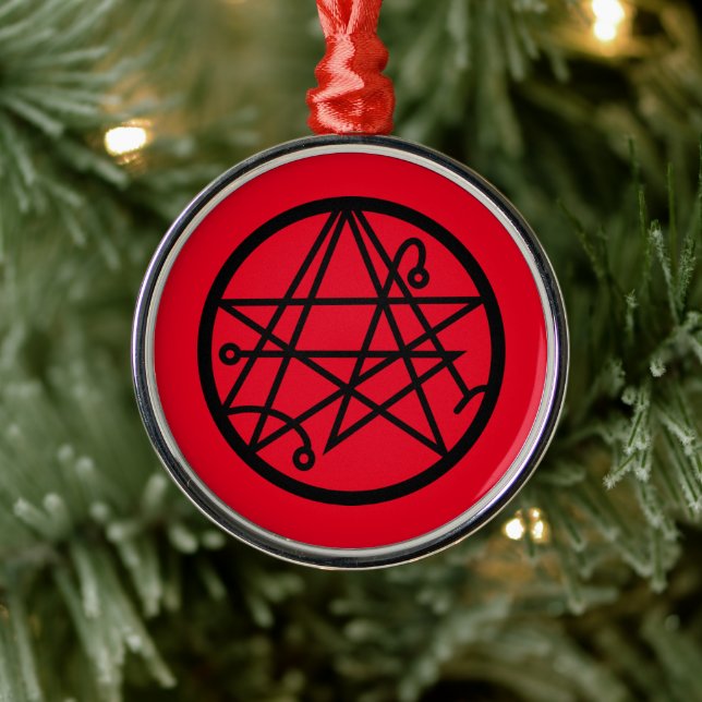 Sigil of the Gate Necronomicon Ornament Aus Metall (Baum)