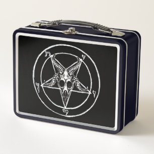 Sigil von Baphomet Metall Brotdose