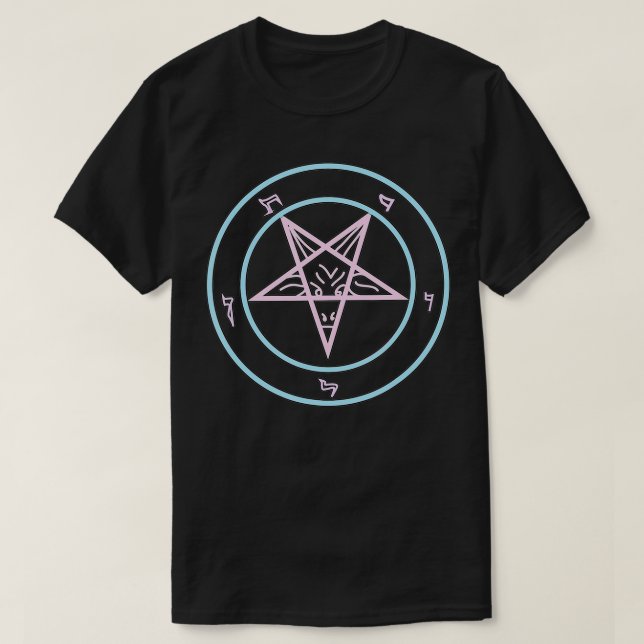 Sigil von Baphomet Pastel Goth Occult Harajuku Yam T-Shirt (Design vorne)
