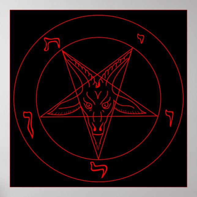 Sigil von Baphomet Poster (Vorne)