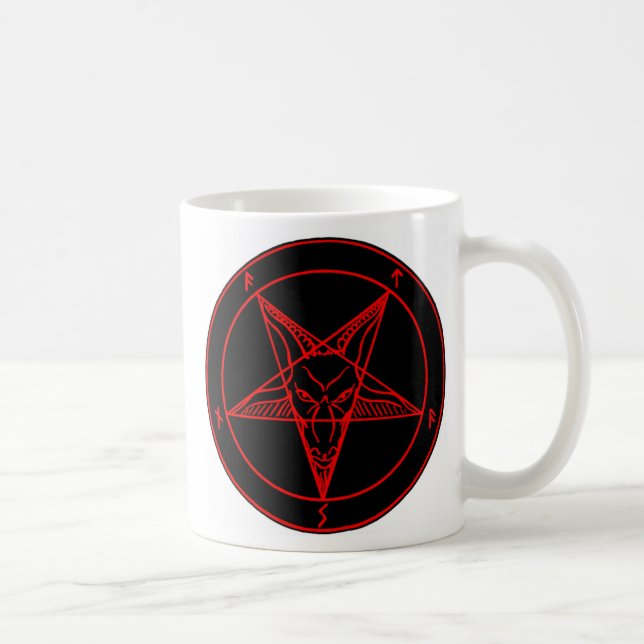 SIGIL VON BAPHOMET TASSE (Rechts)