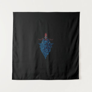 Sigil von Baphomet-Ziege von Mendes Satan Dark Got Wandteppich