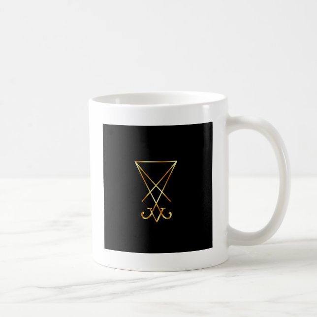 Sigil von Lucifer- A Symbol von Satanism Kaffeetasse (Rechts)