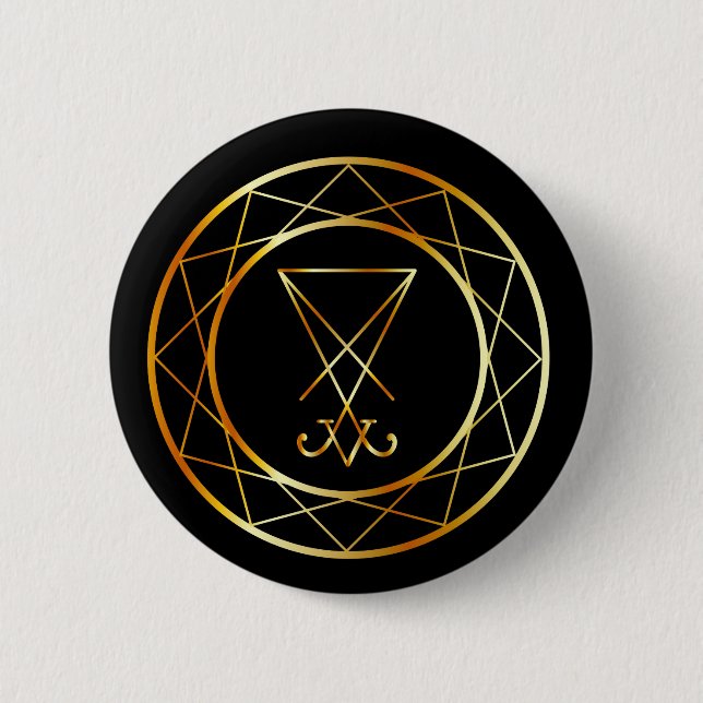 Sigil von Lucifer Button (Vorderseite)