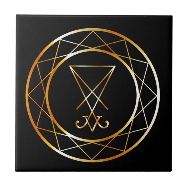Sigil von Lucifer Fliese (Vorderseite)