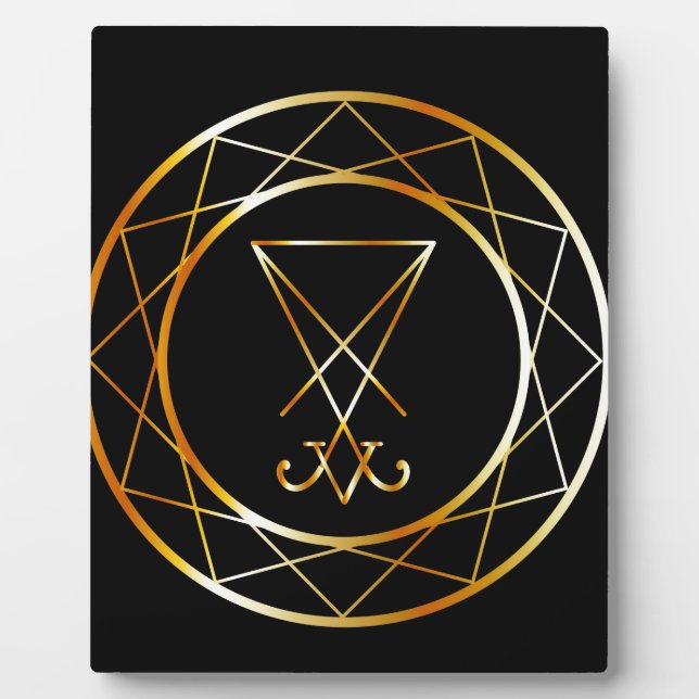 Sigil von Lucifer Fotoplatte (Vorderseite)