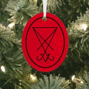Sigil von Lucifer Ornament Aus Metall