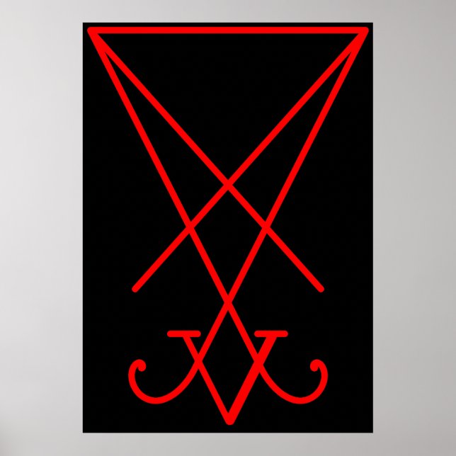 Sigil von Lucifer Poster (Vorne)