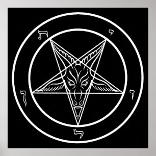 Sigillum Baphomet 60-cm- Poster