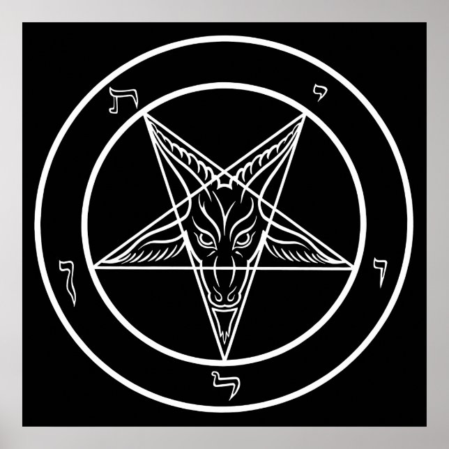 Sigillum Baphomet 60-cm- Poster (Vorne)