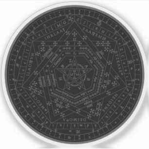 Sigillum Dei Aemeth (grau) Aufkleber