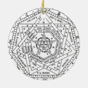 Sigillum Dei Aemeth Keramik Ornament