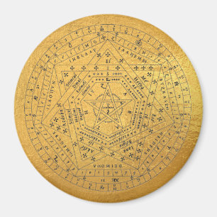 Sigillum Dei Siegel of God Angelic John Dee Diagra Magnet