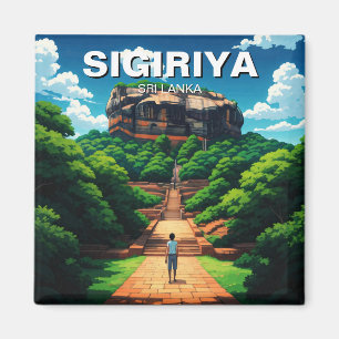 Sigiriya Rock Festung Sri Lanka Magnet