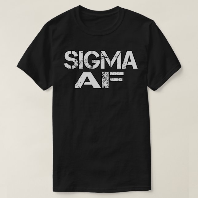 Sigma AF Persönlichkeitsgeschenk  T-Shirt (Design vorne)