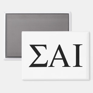 Sigma Alpha Iota griechische Buchstaben Magnet