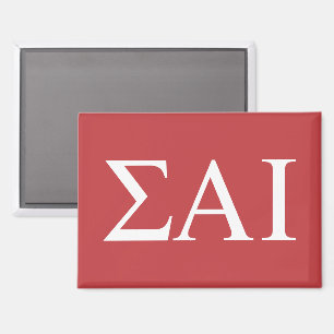 Sigma Alpha Iota griechische Buchstaben Magnet