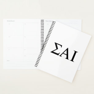 Sigma Alpha Iota griechische Buchstaben Planer