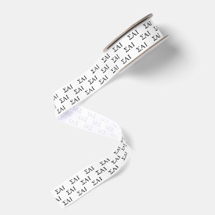 Sigma Alpha Iota griechische Buchstaben Ripsband