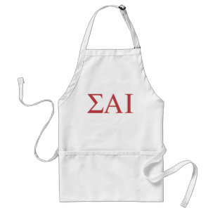 Sigma Alpha Iota griechische Buchstaben Schürze