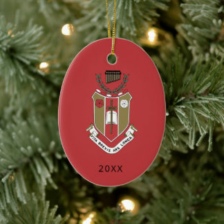 Sigma Alpha Iota Musik-Schwesternschaft-Wappen Keramik Ornament