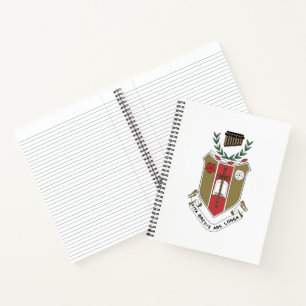 Sigma Alpha Iota Musik-Schwesternschaft-Wappen Notizbuch