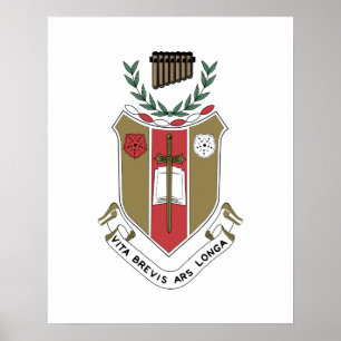 Sigma Alpha Iota Musik-Schwesternschaft-Wappen Poster