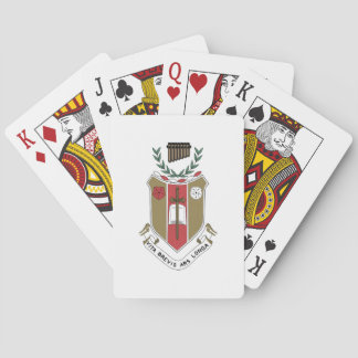 Sigma Alpha Iota Musik-Schwesternschaft-Wappen Spielkarten