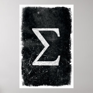 Sigma Art - Math Posters Poster