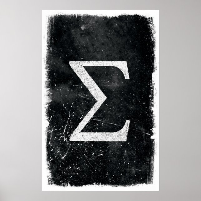Sigma Art - Math Posters Poster (Vorne)