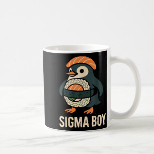 Sigma Boy Italian Brainrot Funny Meme Penguin Kaffeetasse